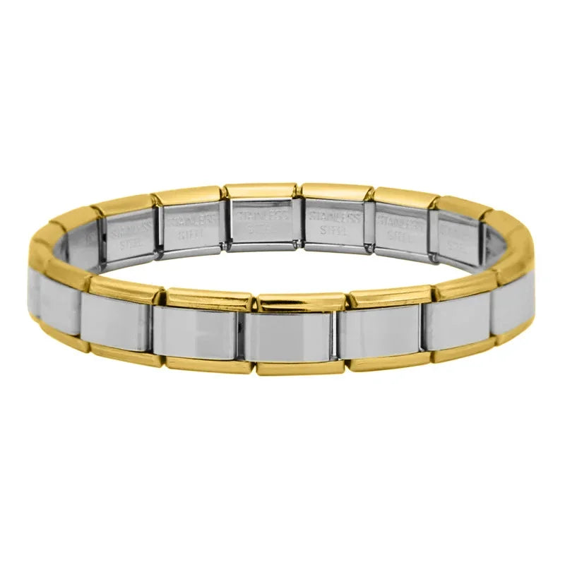 Pulseira Charms Italiano Gold/Silver