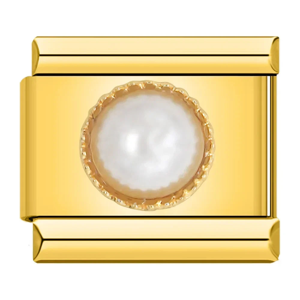 Charms Italiano Pedra Gold