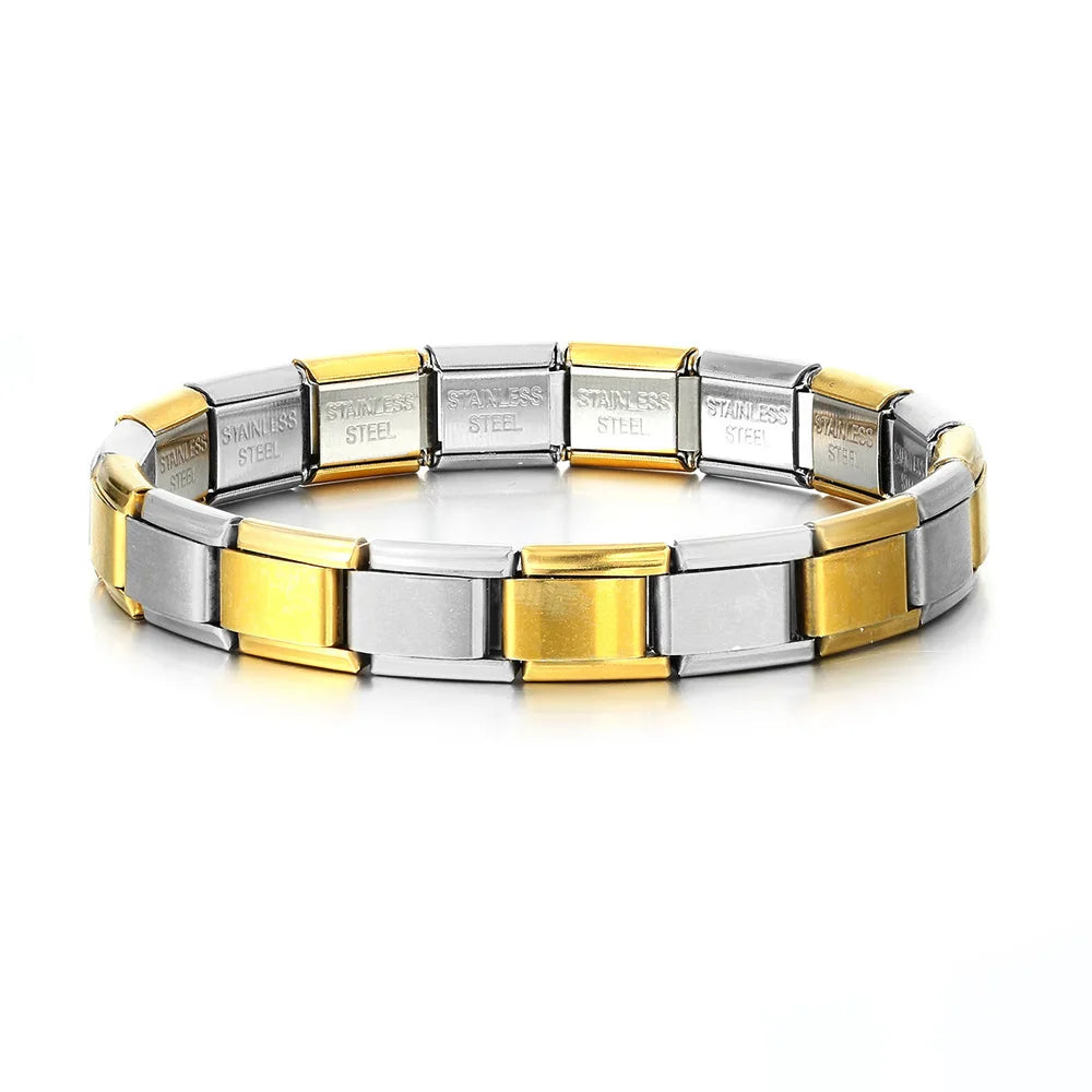 Pulseira Charms Italiano Gold-Silver