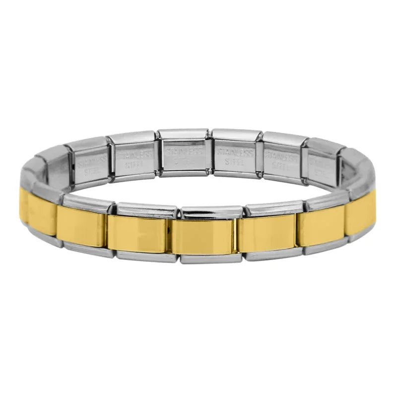 Pulseira Charms Italiano Silver/Gold