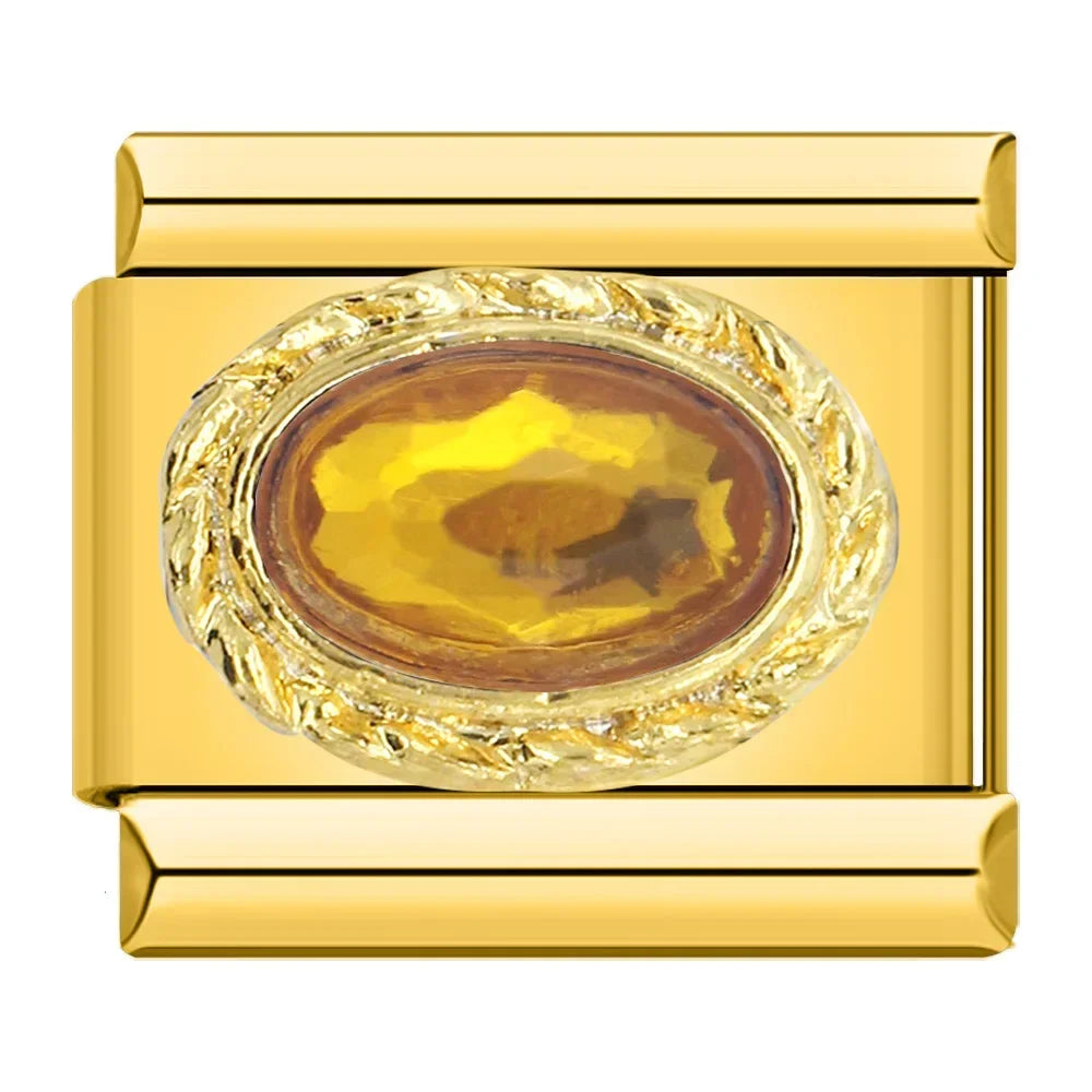 Charms Italiano Pedra Gold