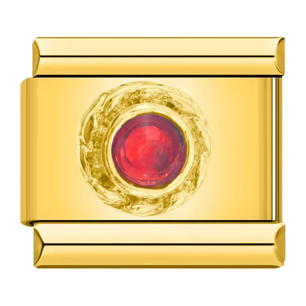 Charms Italiano Pedra Gold
