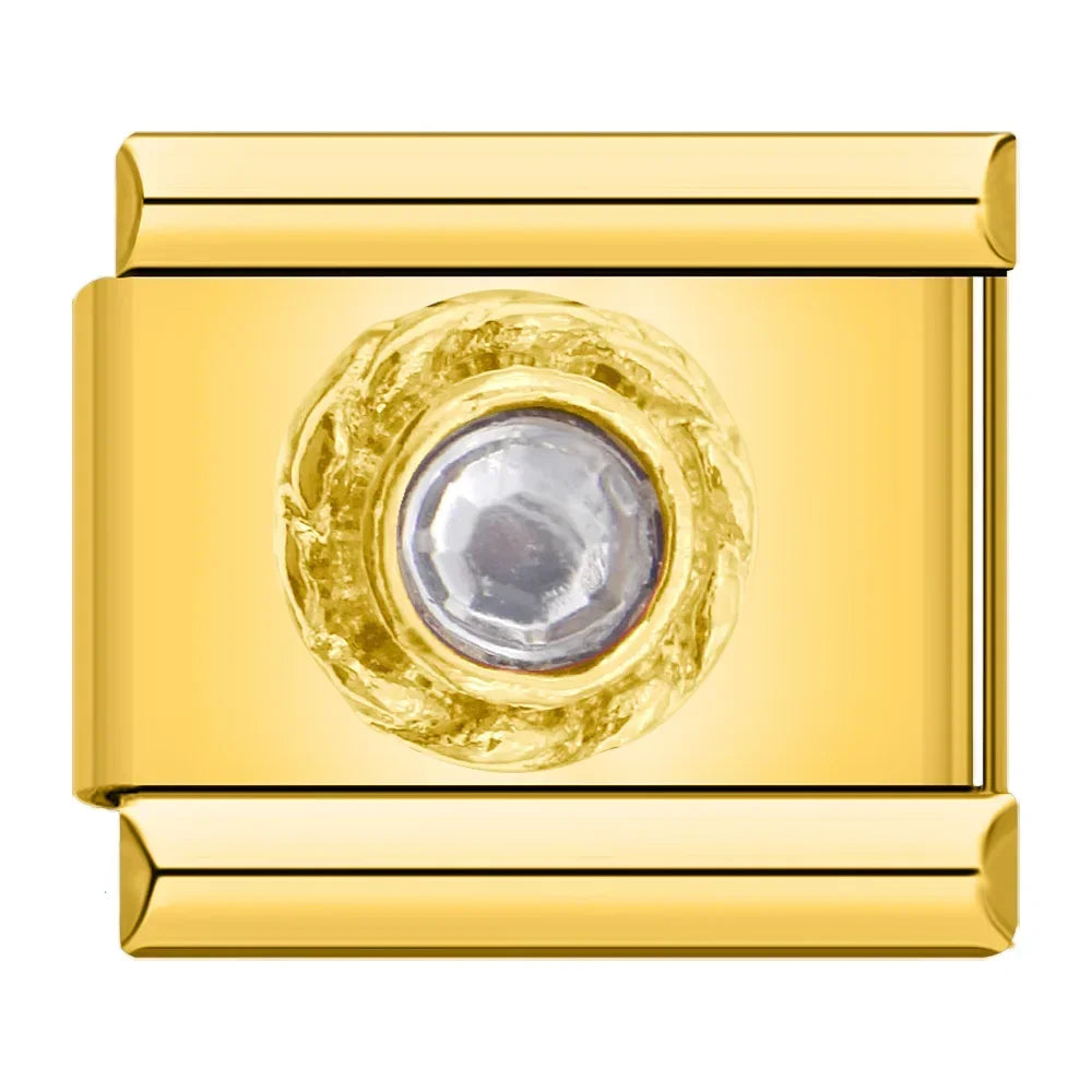 Charms Italiano Pedra Gold