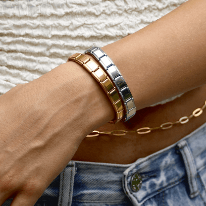 Pulseira Charms Italiano Coração
