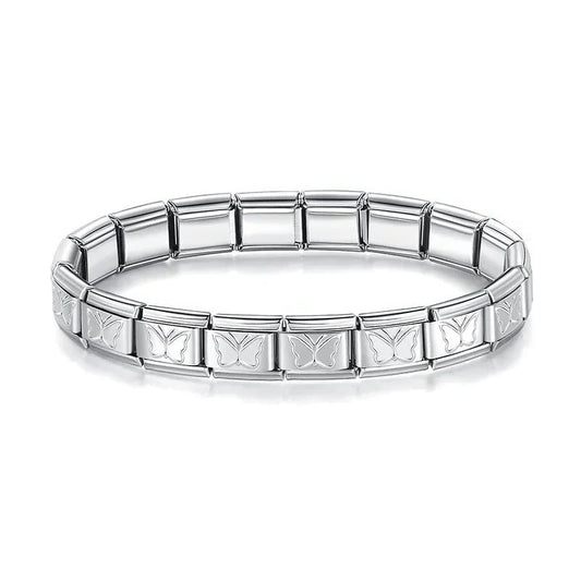 Pulseira Charms Italiano Borboleta