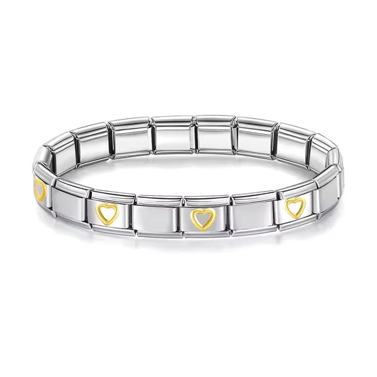 Pulseira Charms Coração